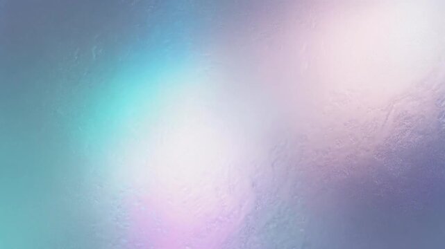 Frosted crystal glass reflects drifting cyan, lavender, rose quartz and icy white prism light, creating subtle optical caustics, photorealistic texture, luxury advertising atmosphere.