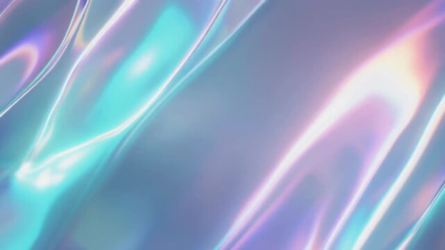 crystal glass reflects drifting cyan, lavender, rose quartz and icy white prism light, creating subtle optical caustics, photorealistic texture, luxury advertising atmosphere.