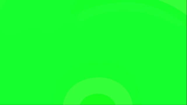 Countdown animated colorful cartoon digits counting down from ten to zero 4k chroma key green screen background
