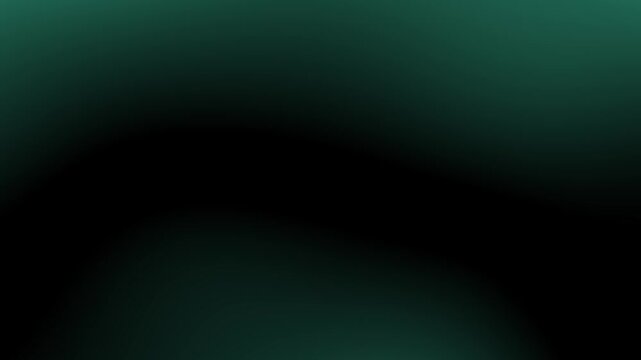 Teal and black large gradient wave animation horizontal color shift smooth blurry background