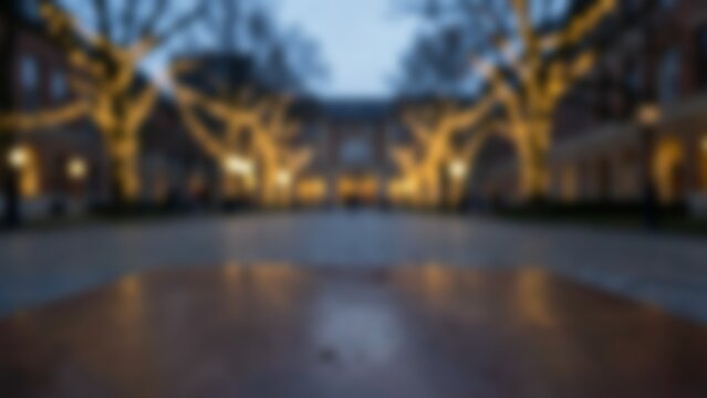 Low angle shot 85mm compressed telephoto
