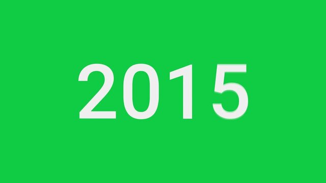 Video animation of a stopwatch with sliding numbers that count down from the years 2010 to 2027 - represent the new year 2026 - vacation concept.