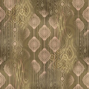 Abstract Bandhani seamless digital textile pattern allover design traditional backgrounds stock design creative new concept textile design repeat pattern fabric print design 