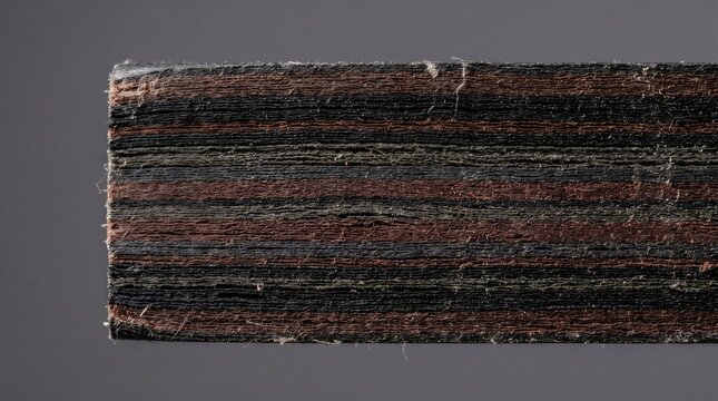 Ultra Sharp Macro Texture of Cut Edge Kraft-Core High-Pressure Laminate Architectural Panel
