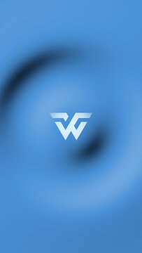 Vertical Water Ripple Logo Reveal for Clean Mobile Branding and Professional Stories