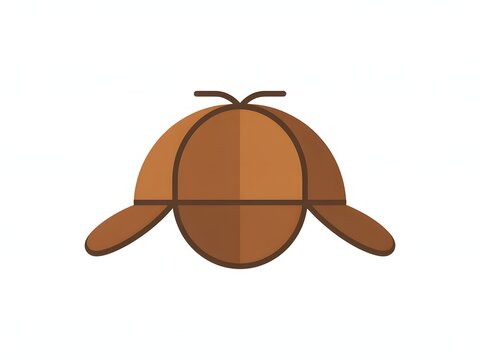 A stylized illustration of a cartoonish character with two heads and a single body