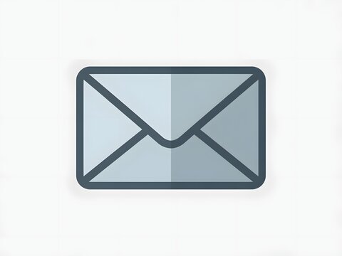 Simple icon of a classic envelope depicting an email message