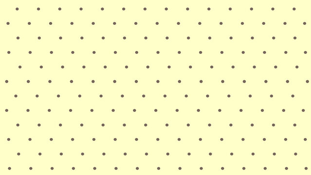Pale yellow polka dot pattern with minimal seamless texture