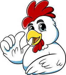 Rooster Chicken Mascot Food Restaurant © Irwan