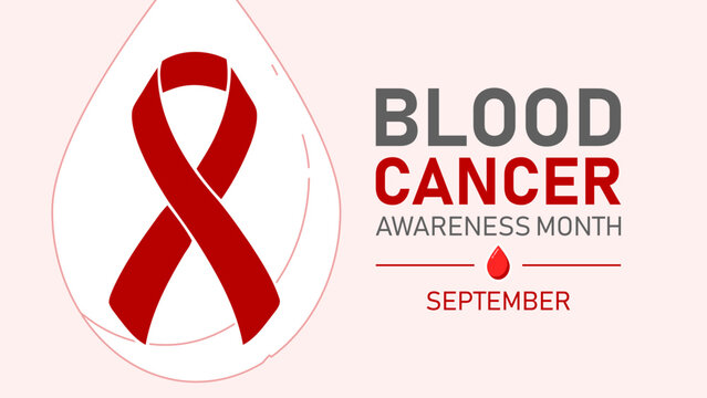 Blood Cancer Awareness September Red Ribbon