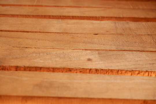 Top View of Dark Brown Wooden Planks Texture Background