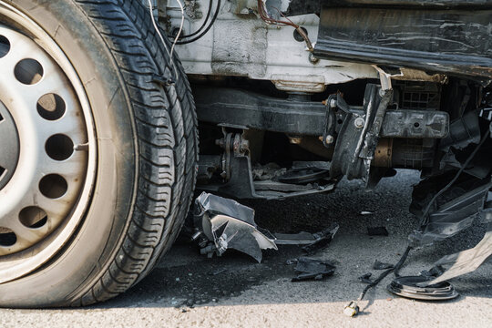 A car after an accident &ndash; ​​total loss. Insurance claim.