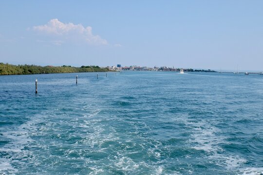 Aquileia and Grado Lagoon landscape in summer time