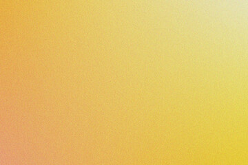 Fototapeta premium Warm cheerful orange to sunny yellow gradient background featuring a delicate noise texture creating an inviting abstract visual
