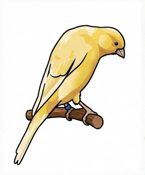 Canary on a branch