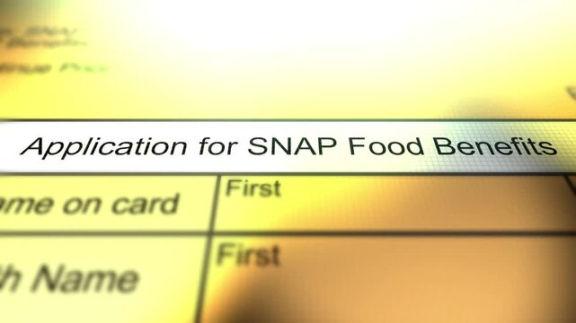 Application for Generic SNAP Food Benefits