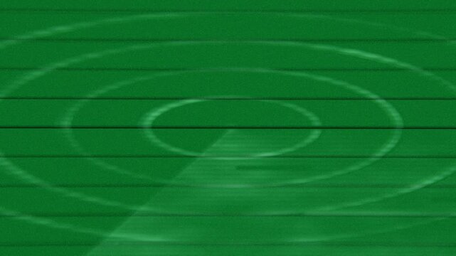 Pulse starting radar rotating, lighting ring, pings drifting, detecting echo on transparent layer