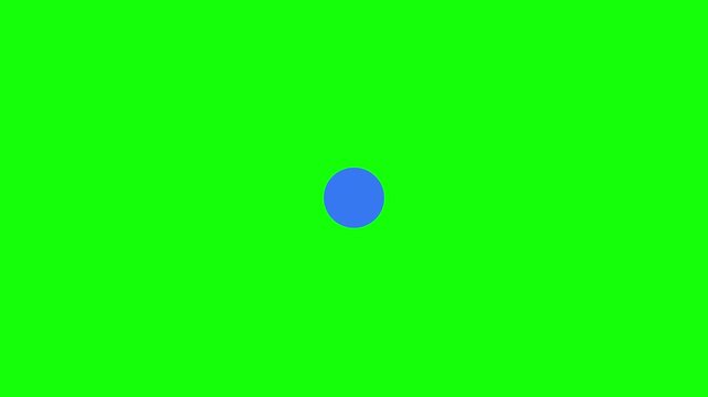 Social Media Thumbs Down Dislike Button Animation Isolated on Green Screen Chroma Key