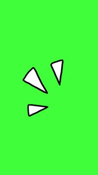 Cartoon comic impact effect with bold white burst shapes, designed for playful reactions, surprise moments, explainer videos, games, social media edits, and dynamic motion graphics.
