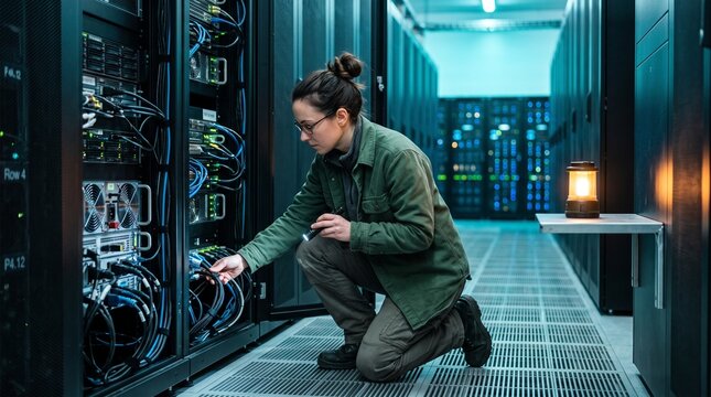 Infrastructure inspection in a holiday overnight equipment bay