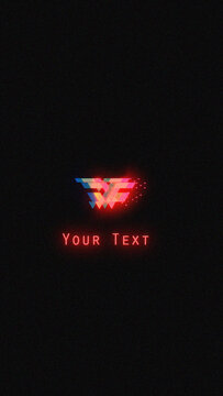 Fast Digital Glitch Logo Reveal for Short-Form Mobile Video Intros