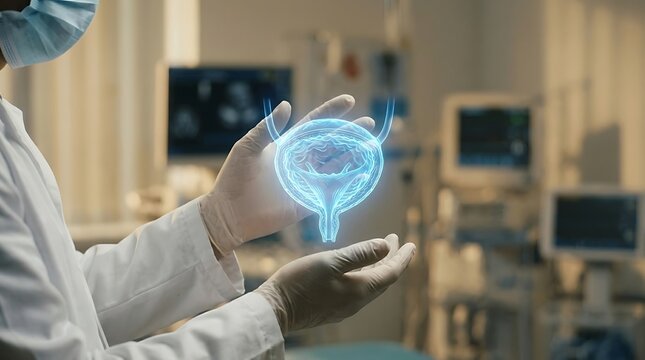 Digital Human Bladder Hologram for Medical Urology Diagnosis