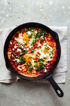Shakshuka with feta