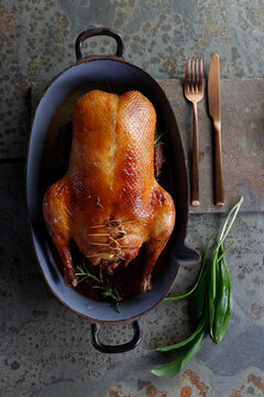 Roasted duck