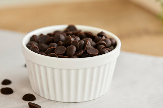 Homemade chocolate chips