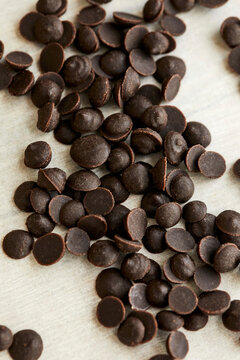 Homemade chocolate chips