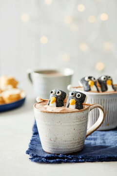 Penguin Marshmallows