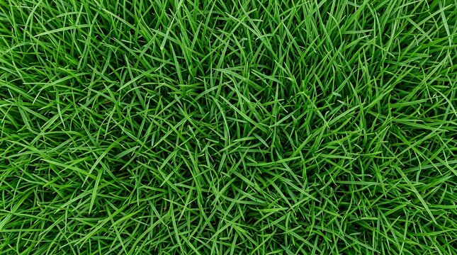 Lush Green Grass Texture Macro Top View Background Fresh Lawn Meadow Pattern Nature Landscape Gardening Organic Surface