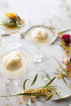 Lemon sorbet