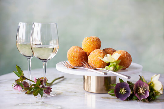 Arancini with meat
