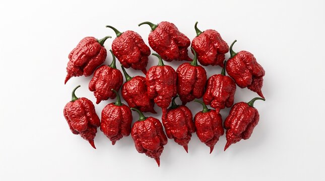 Luxury 3D render showcasing some of the world&rsquo;s hottest chili peppers from different countries