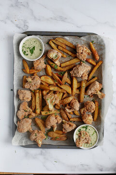Cauliflower wings