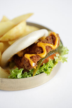 Chicken bao bun
