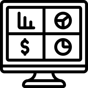 Business report showing financial performance