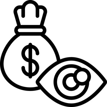 Financial data visualization with currency