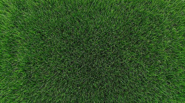 Vibrant Green Grass Lawn Texture Photo Top View Background For Nature Website Banner Environmental Gardening Concepts