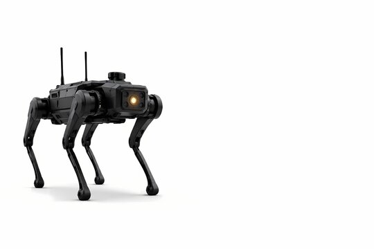 Military four-legged robot dog (Robotic Dog / Patrol)