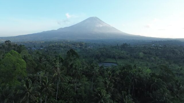  the mountain  drone view