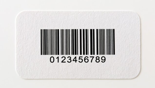 Close-up of a barcode with numbers below it on a white background.