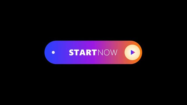 Start Now Button with Play Icon and Gradient Background.