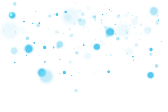 Blue glitter wave abstract illustration. Blue stars dust trail sparkling particles isolated on transparent background. Magic concept. PNG.