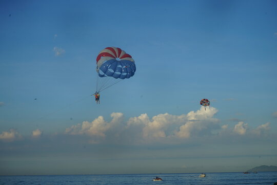 parasailing