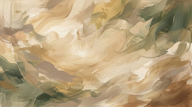 Abstract, pastel-colored, swirling, fluid-like pattern on a beige background.