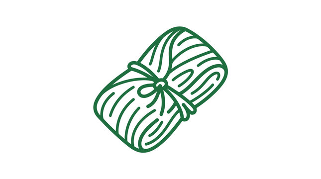 Tamale Line Art Icon
