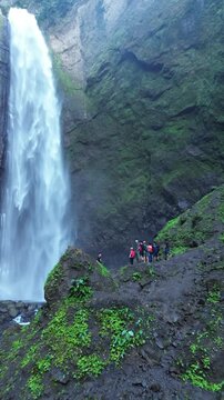 waterfall in the mountain