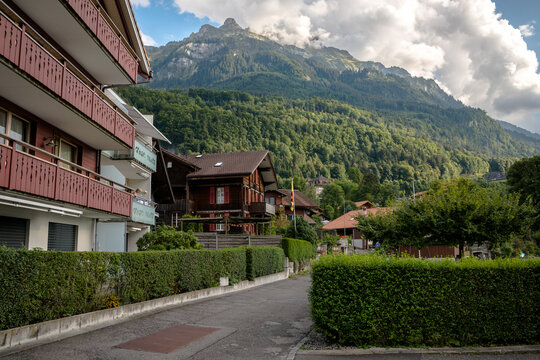 Views from the village of Iseltwald, Switzerland